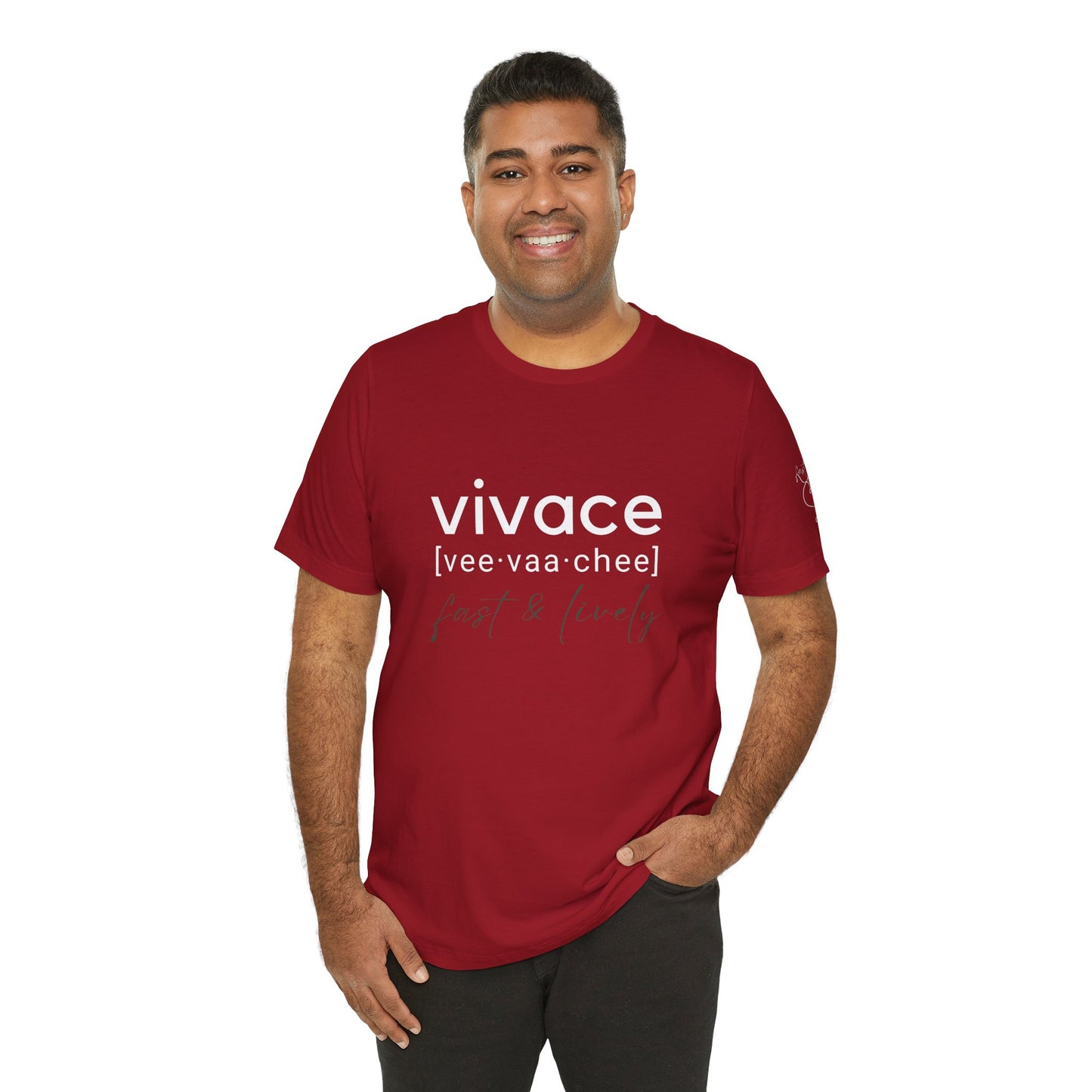 BEVIVACE Fast & Lively VIVACE T-Shirt, Music Graphic for Music Lovers