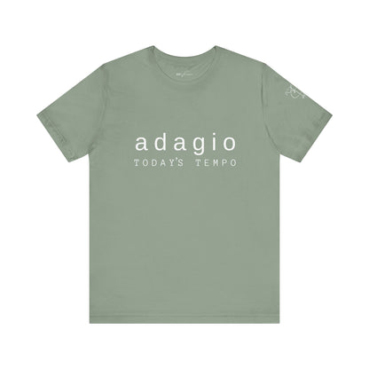 BEVIVACE Today’s Tempo T-Shirt, Adagio Music Graphic for Music Lovers