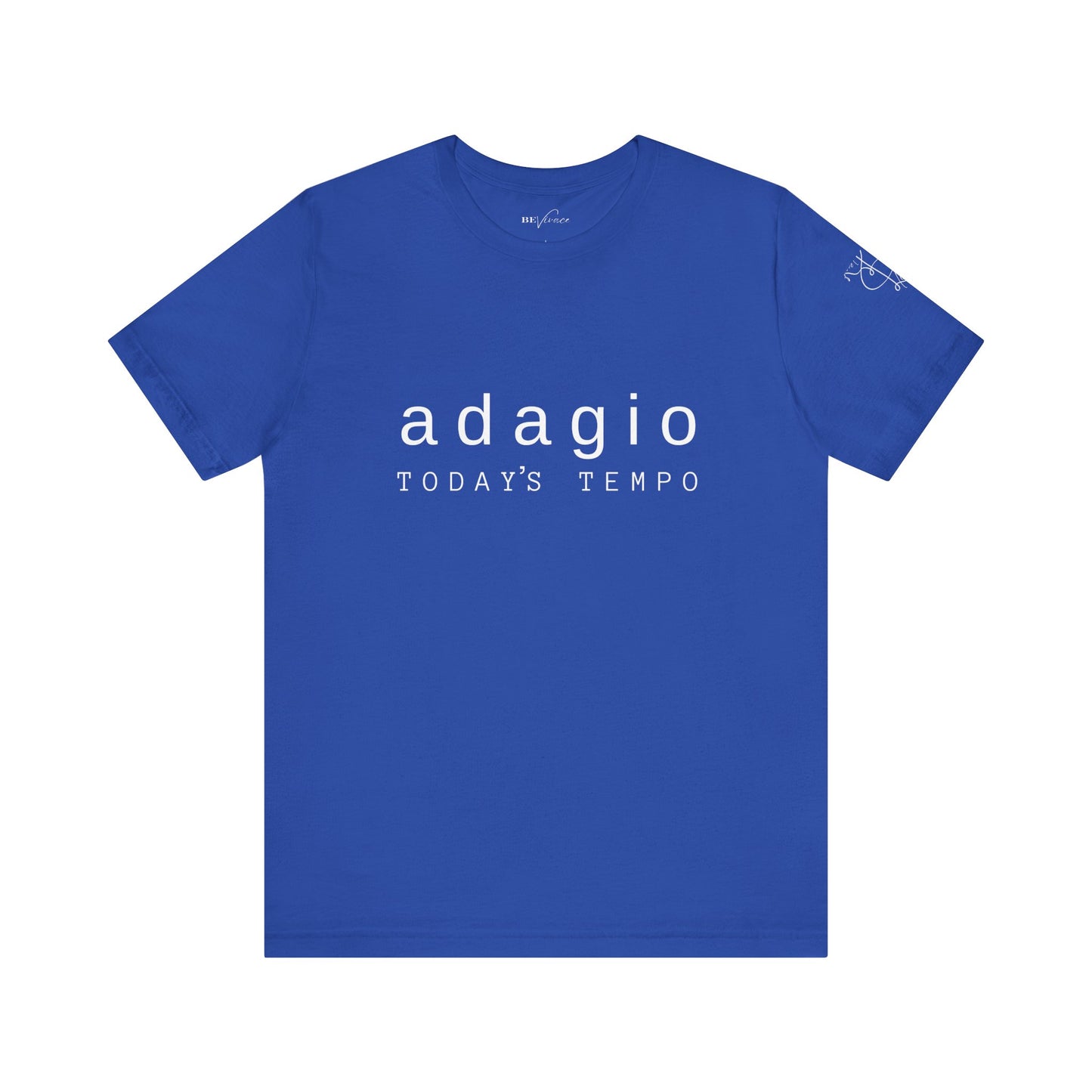 BEVIVACE Today’s Tempo T-Shirt, Adagio Music Graphic for Music Lovers