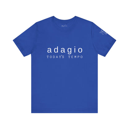 BEVIVACE Today’s Tempo T-Shirt, Adagio Music Graphic for Music Lovers