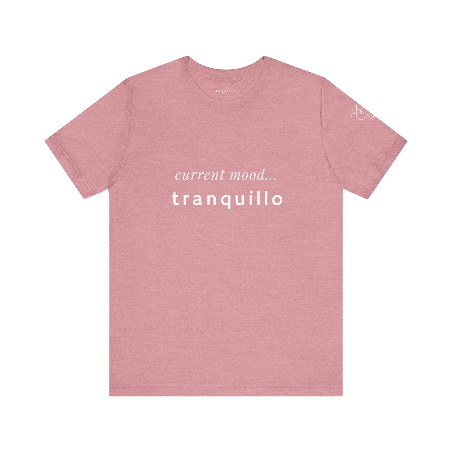 BEVIVACE Current Mood T-Shirt, Tranquillo Music Graphic for Music Lovers