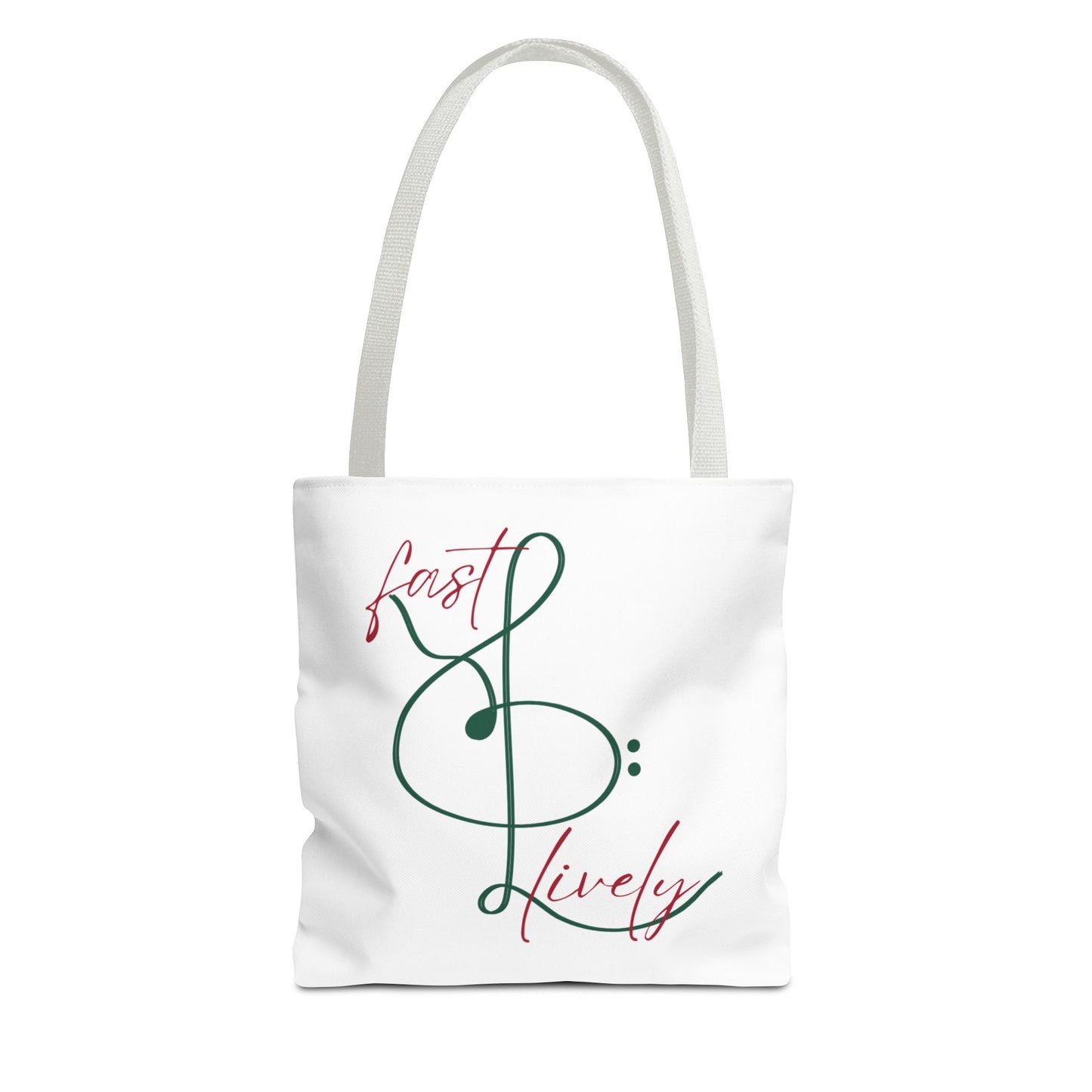 BEVIVACE Fast & Lively VIVACE Tote Bag, Eco-Friendly Carryall