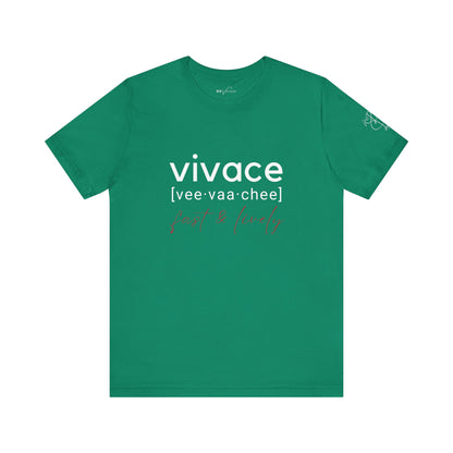 BEVIVACE Fast & Lively VIVACE T-Shirt, Music Graphic for Music Lovers