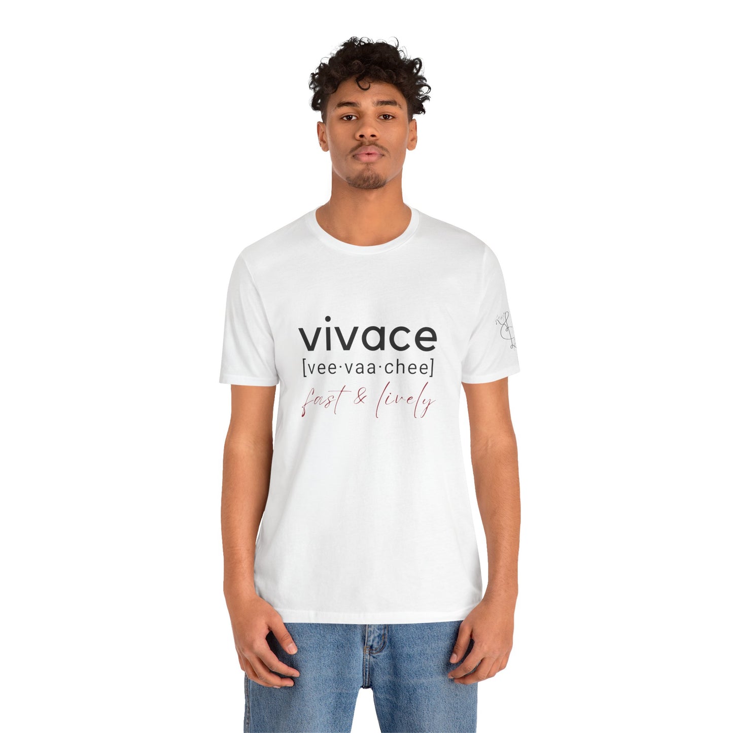 BEVIVACE Fast & Lively VIVACE T-Shirt, Music Graphic for Music Lovers