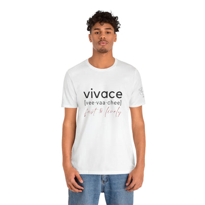BEVIVACE Fast & Lively VIVACE T-Shirt, Music Graphic for Music Lovers