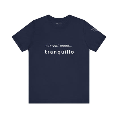 BEVIVACE Current Mood T-Shirt, Tranquillo Music Graphic for Music Lovers