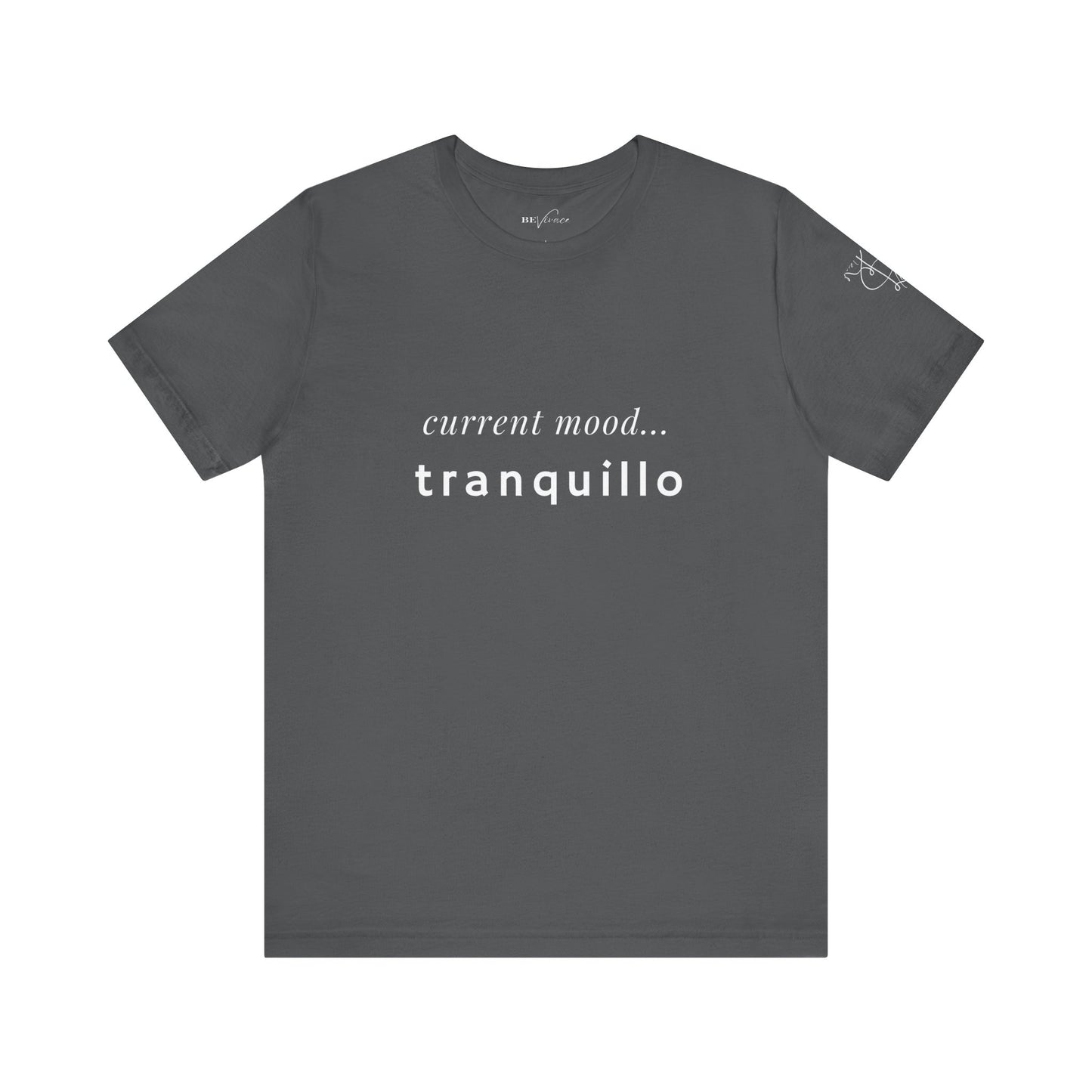 BEVIVACE Current Mood T-Shirt, Tranquillo Music Graphic for Music Lovers