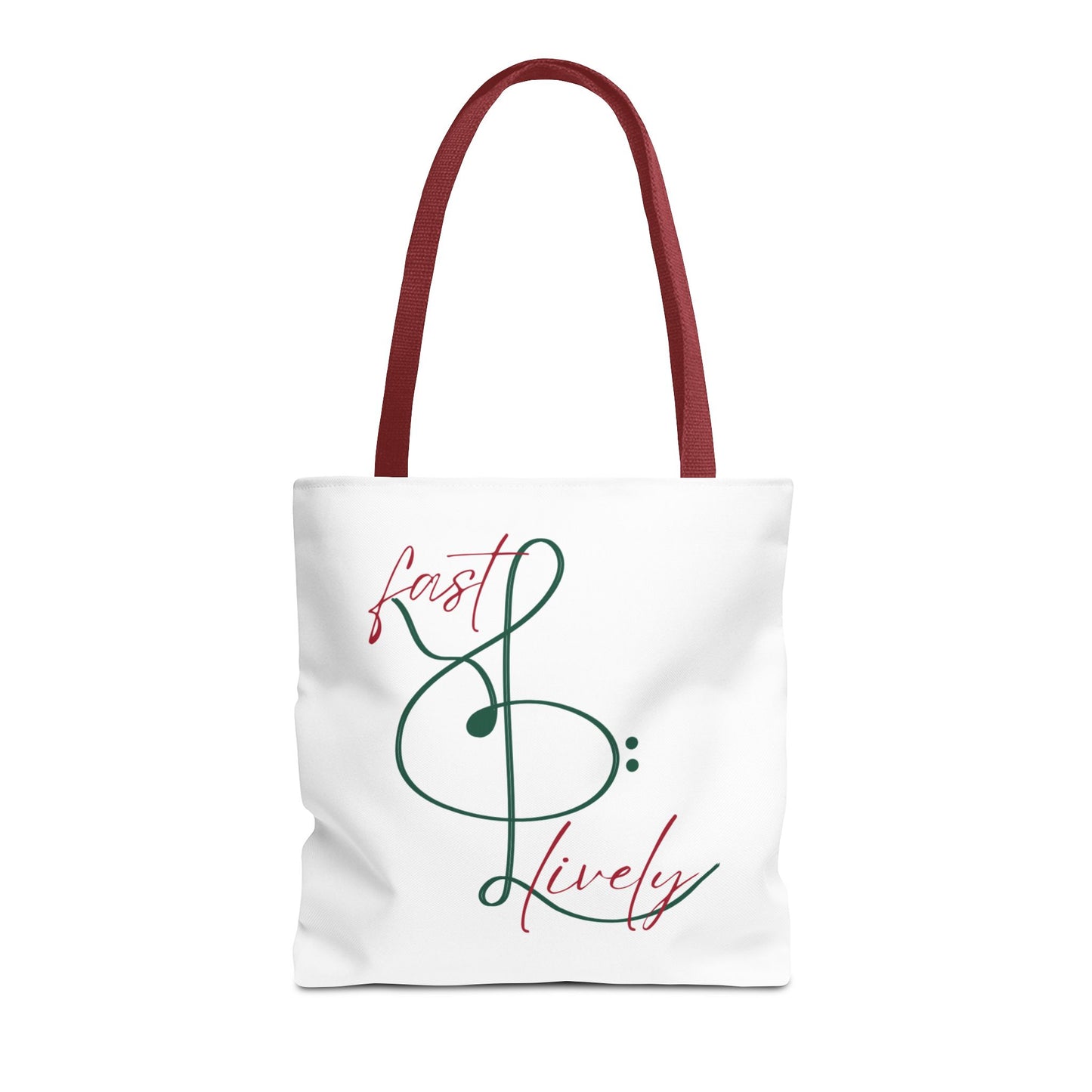BEVIVACE Fast & Lively VIVACE Tote Bag, Eco-Friendly Carryall