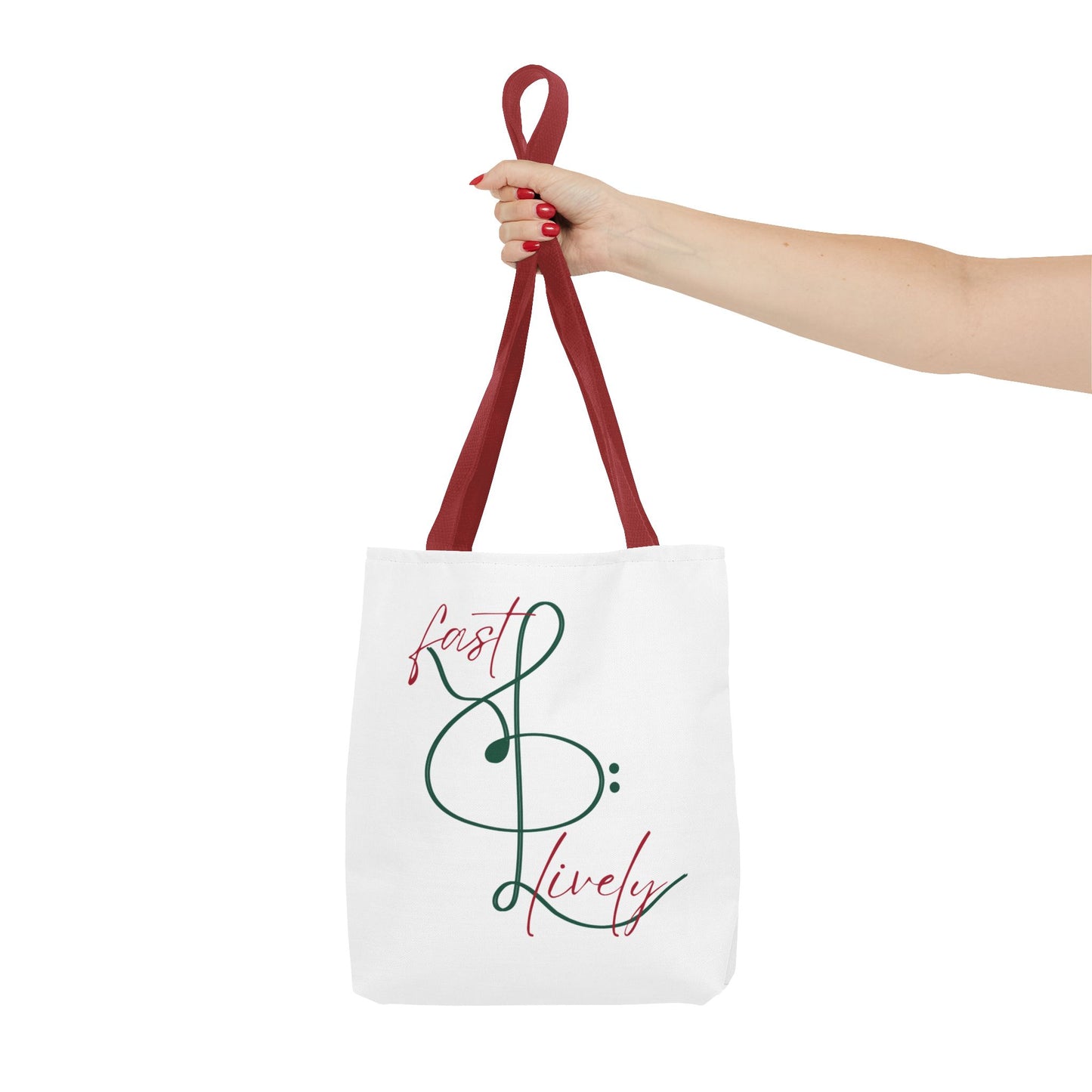 BEVIVACE Fast & Lively VIVACE Tote Bag, Eco-Friendly Carryall