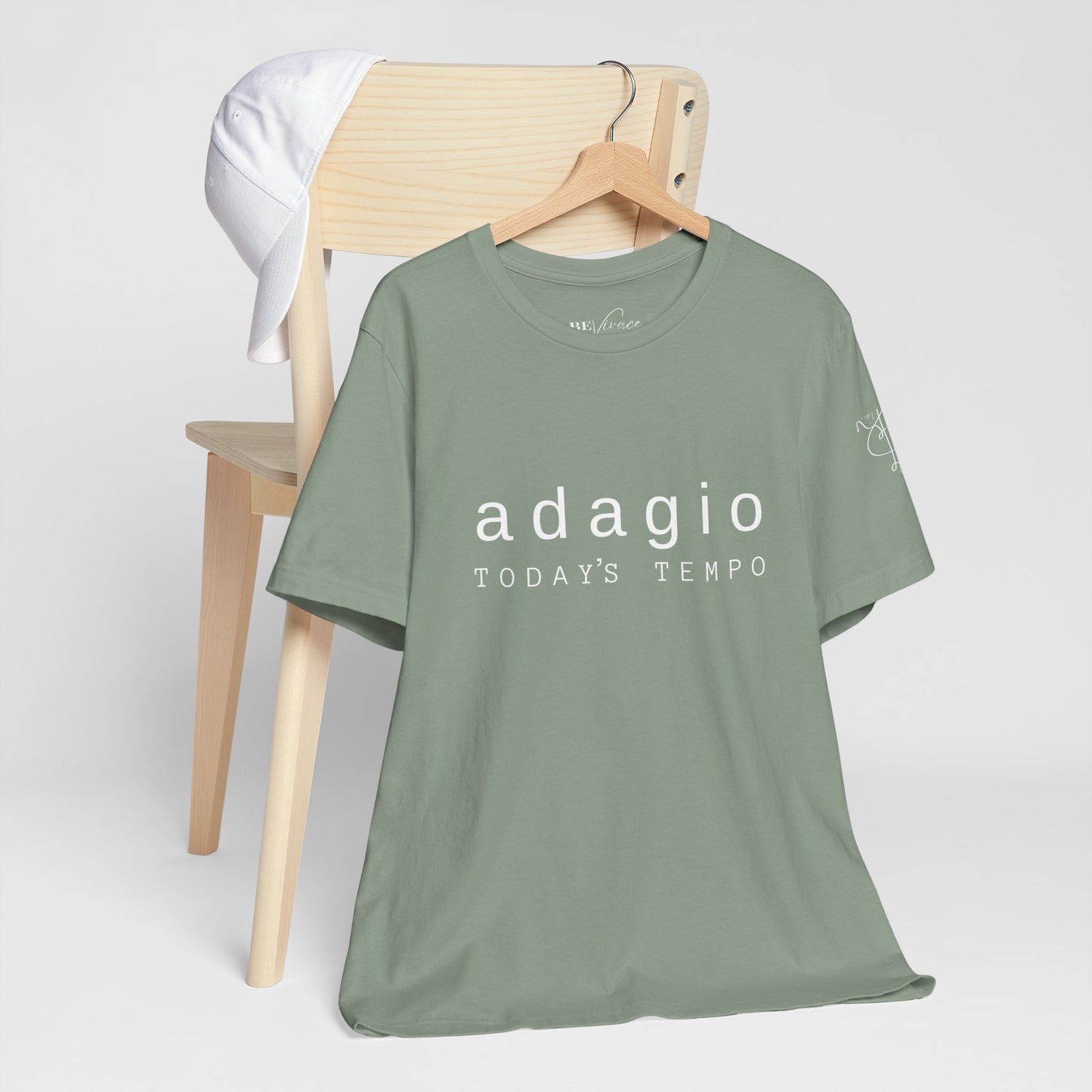BEVIVACE Today’s Tempo T-Shirt, Adagio Music Graphic for Music Lovers