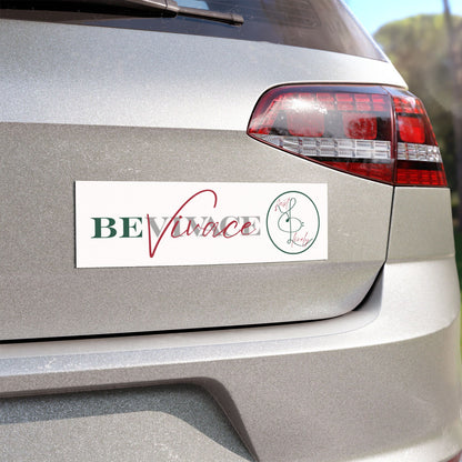 BEVIVACE Inspirational Car Magnet - "Fast and Lively"