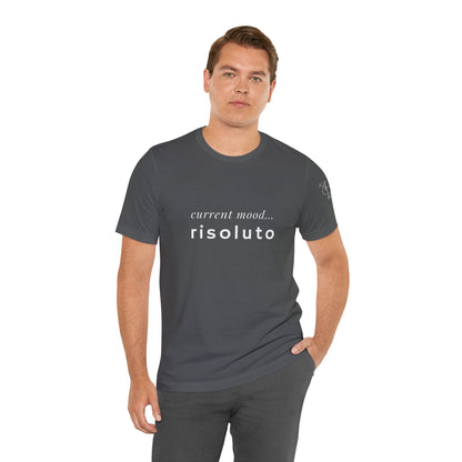 BEVIVACE Current Mood T-Shirt, Risoluto Music Graphic for Music Lovers