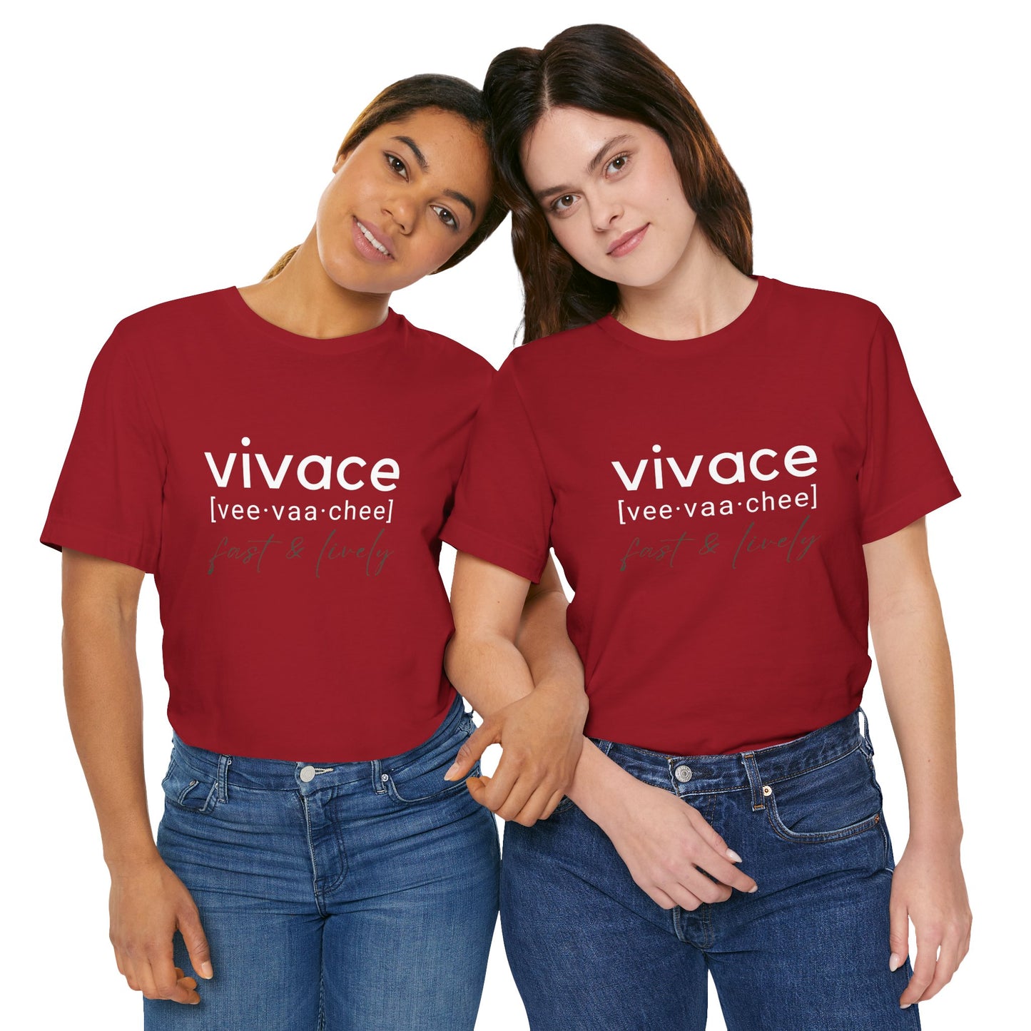 BEVIVACE Fast & Lively VIVACE T-Shirt, Music Graphic for Music Lovers