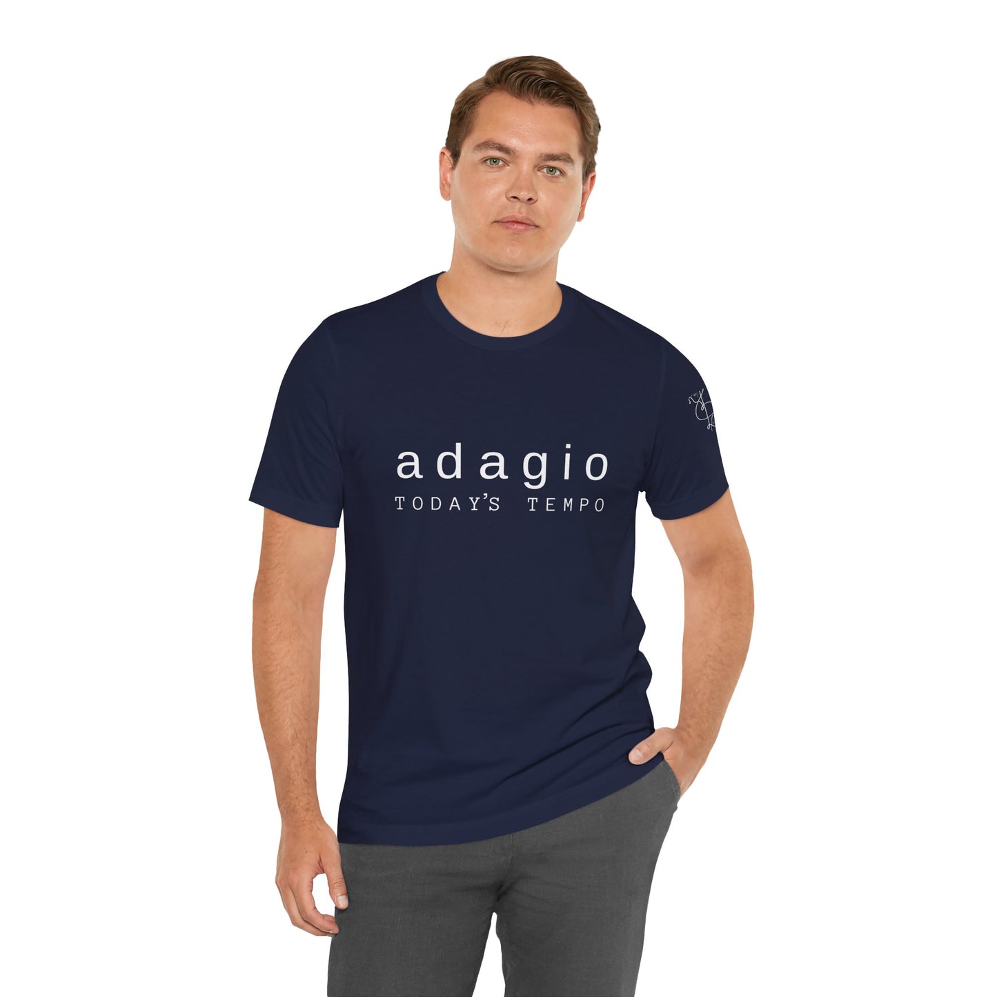 BEVIVACE Today’s Tempo T-Shirt, Adagio Music Graphic for Music Lovers