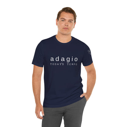 BEVIVACE Today’s Tempo T-Shirt, Adagio Music Graphic for Music Lovers