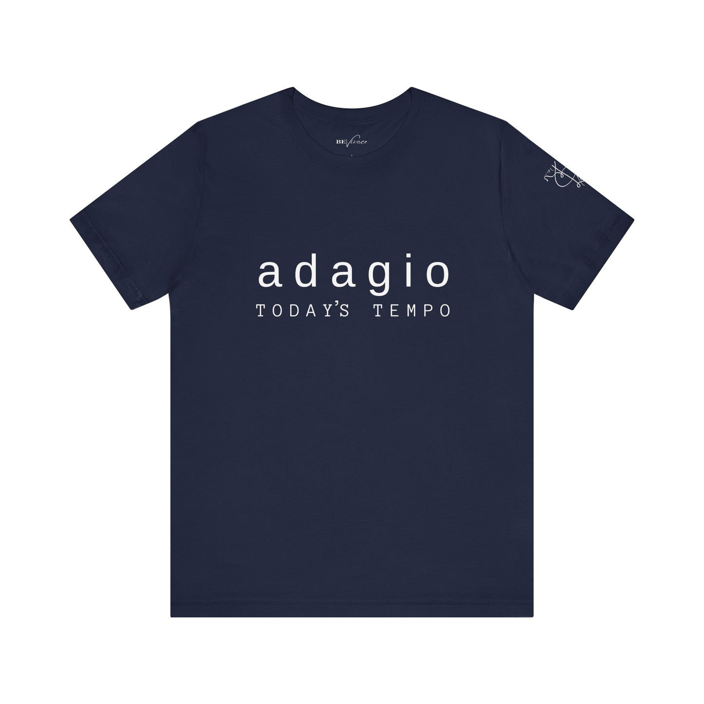 BEVIVACE Today’s Tempo T-Shirt, Adagio Music Graphic for Music Lovers