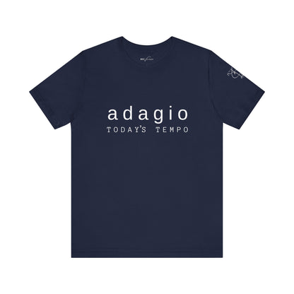 BEVIVACE Today’s Tempo T-Shirt, Adagio Music Graphic for Music Lovers