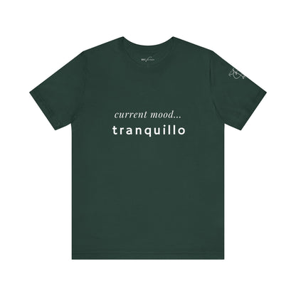 BEVIVACE Current Mood T-Shirt, Tranquillo Music Graphic for Music Lovers
