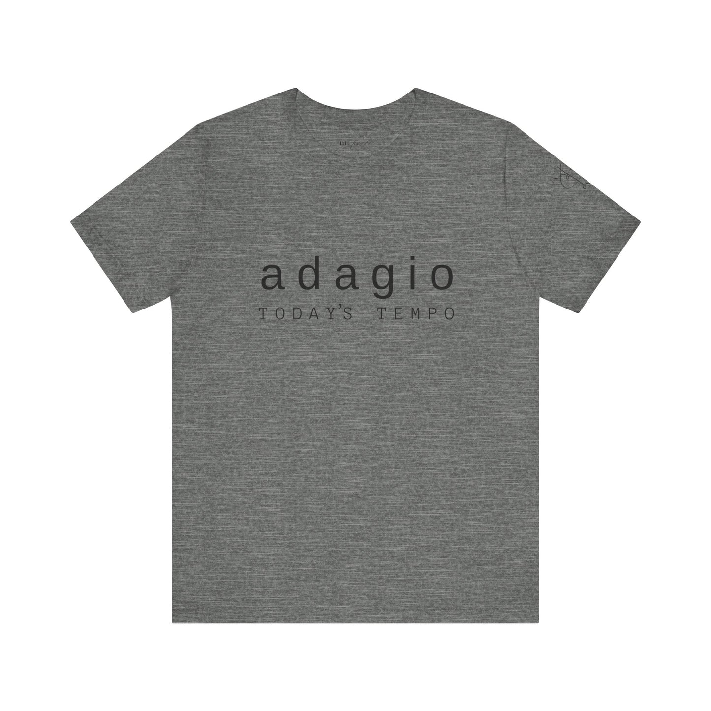 BEVIVACE Today’s Tempo T-Shirt, Adagio Music Graphic for Music Lovers