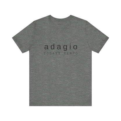 BEVIVACE Today’s Tempo T-Shirt, Adagio Music Graphic for Music Lovers
