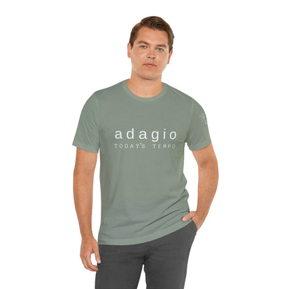 BEVIVACE Today’s Tempo T-Shirt, Adagio Music Graphic for Music Lovers