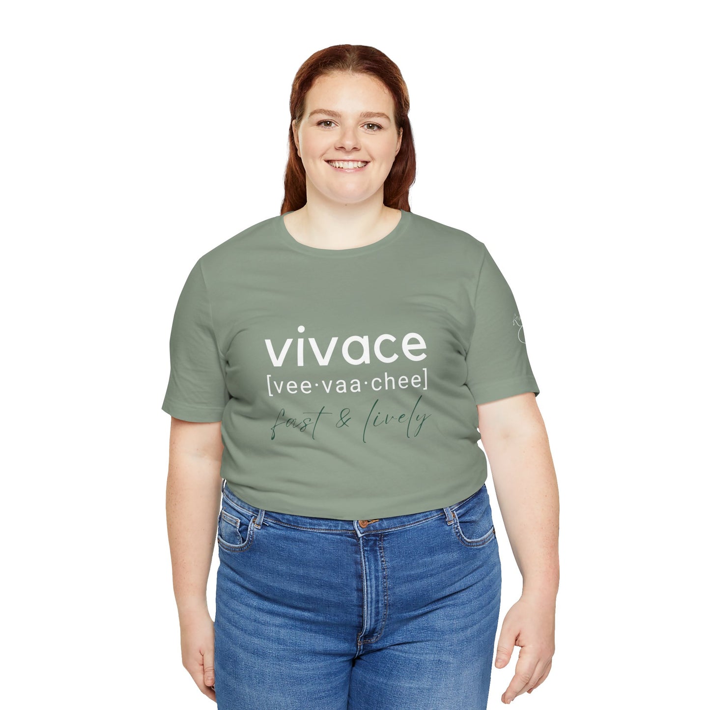 BEVIVACE Fast & Lively VIVACE T-Shirt, Music Graphic for Music Lovers