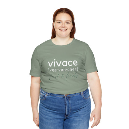 BEVIVACE Fast & Lively VIVACE T-Shirt, Music Graphic for Music Lovers