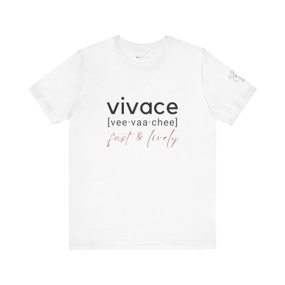 BEVIVACE Fast & Lively VIVACE T-Shirt, Music Graphic for Music Lovers