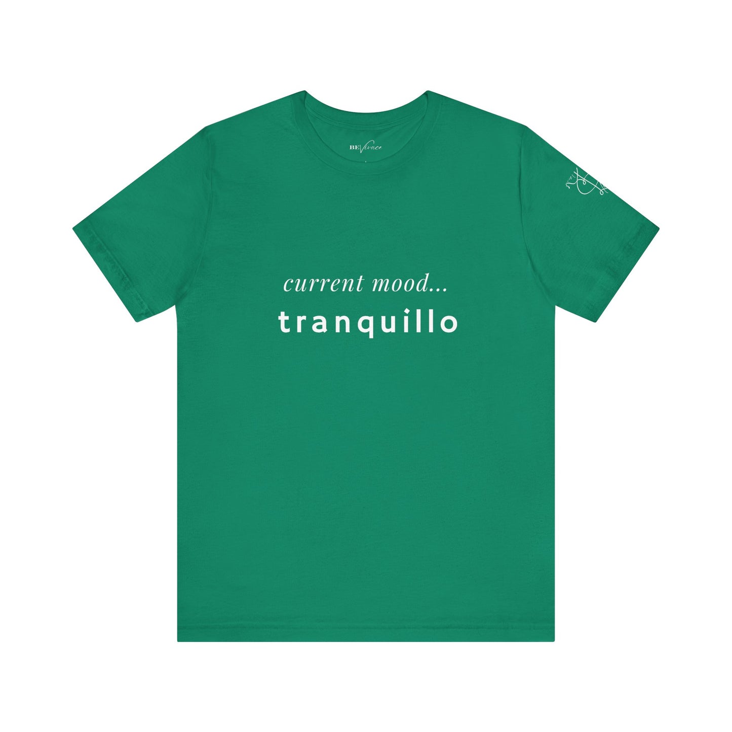 BEVIVACE Current Mood T-Shirt, Tranquillo Music Graphic for Music Lovers