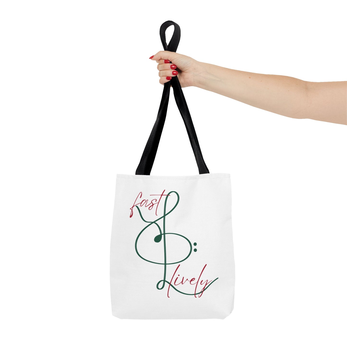 BEVIVACE Fast & Lively VIVACE Tote Bag, Eco-Friendly Carryall