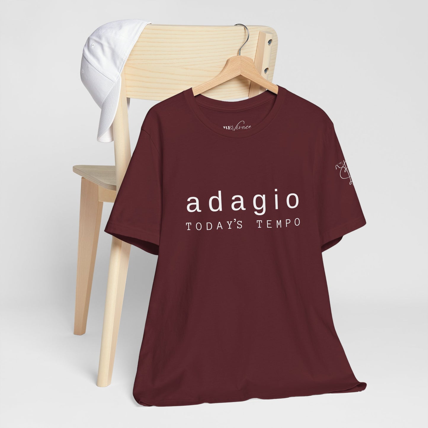 BEVIVACE Today’s Tempo T-Shirt, Adagio Music Graphic for Music Lovers