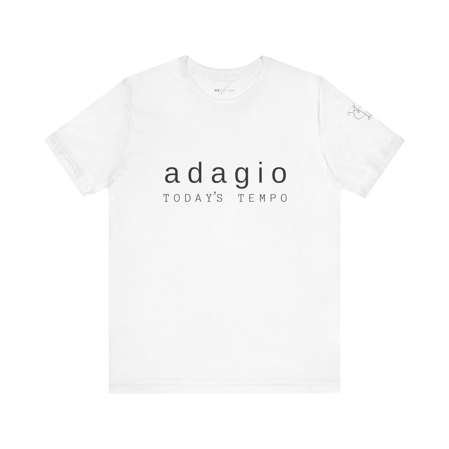 BEVIVACE Today’s Tempo T-Shirt, Adagio Music Graphic for Music Lovers