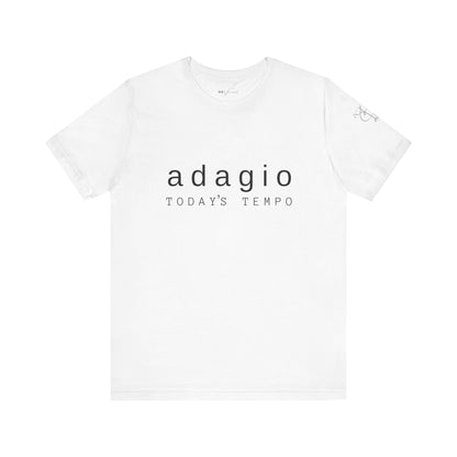 BEVIVACE Today’s Tempo T-Shirt, Adagio Music Graphic for Music Lovers