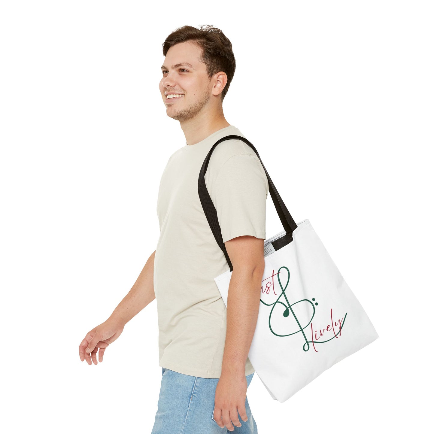 BEVIVACE Fast & Lively VIVACE Tote Bag, Eco-Friendly Carryall