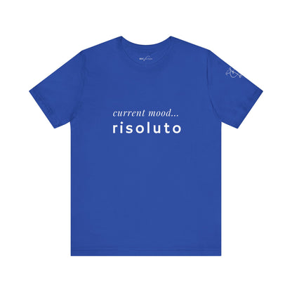 BEVIVACE Current Mood T-Shirt, Risoluto Music Graphic for Music Lovers