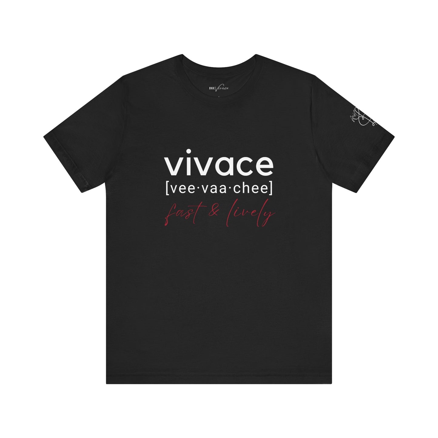 BEVIVACE Fast & Lively VIVACE T-Shirt, Music Graphic for Music Lovers