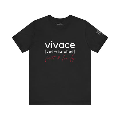 BEVIVACE Fast & Lively VIVACE T-Shirt, Music Graphic for Music Lovers