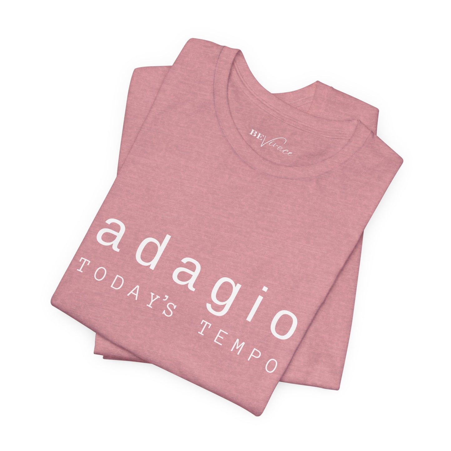 BEVIVACE Today’s Tempo T-Shirt, Adagio Music Graphic for Music Lovers