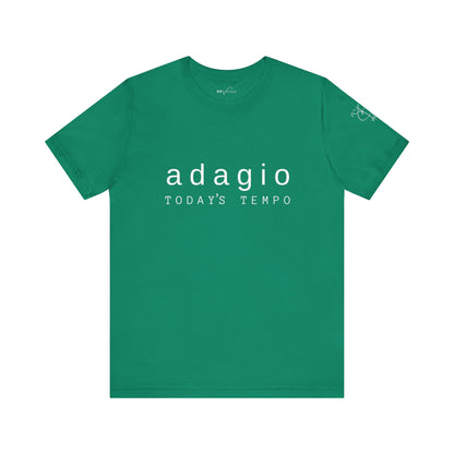 BEVIVACE Today’s Tempo T-Shirt, Adagio Music Graphic for Music Lovers