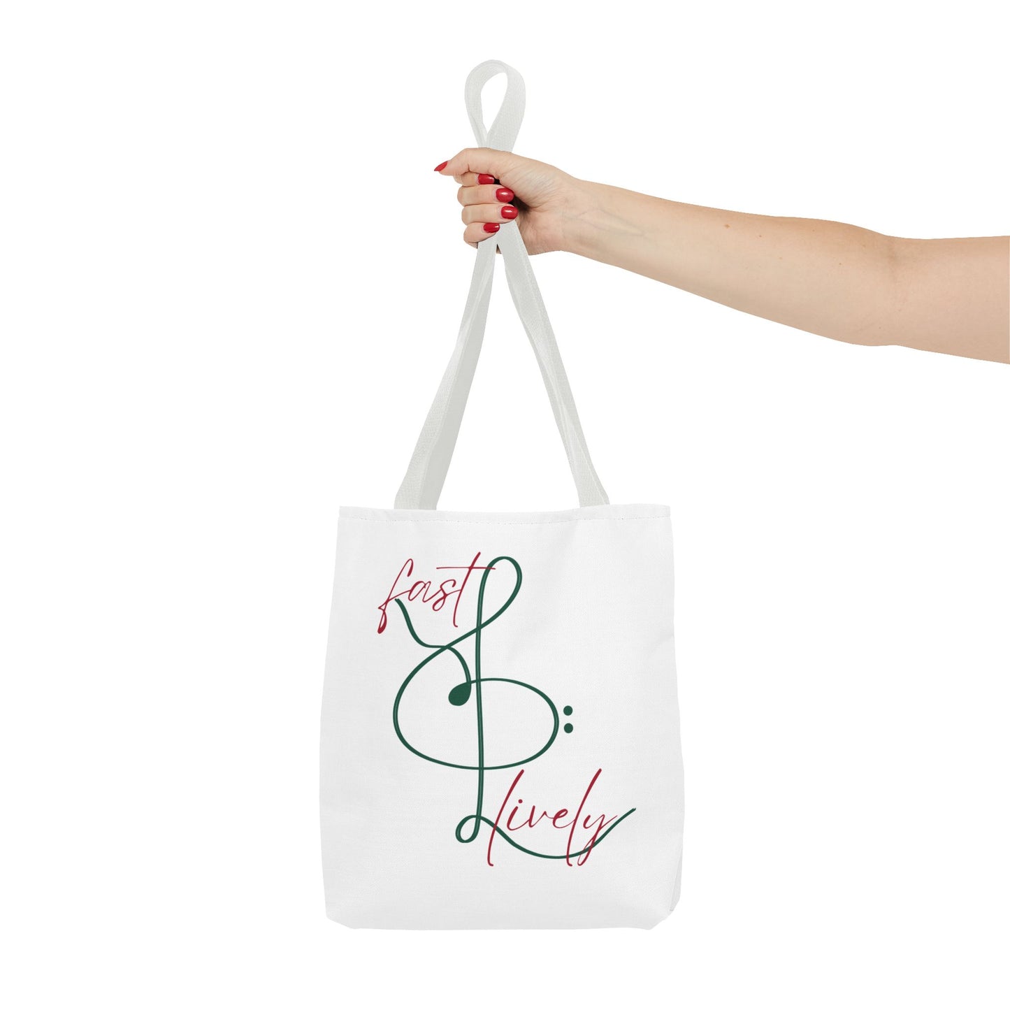 BEVIVACE Fast & Lively VIVACE Tote Bag, Eco-Friendly Carryall