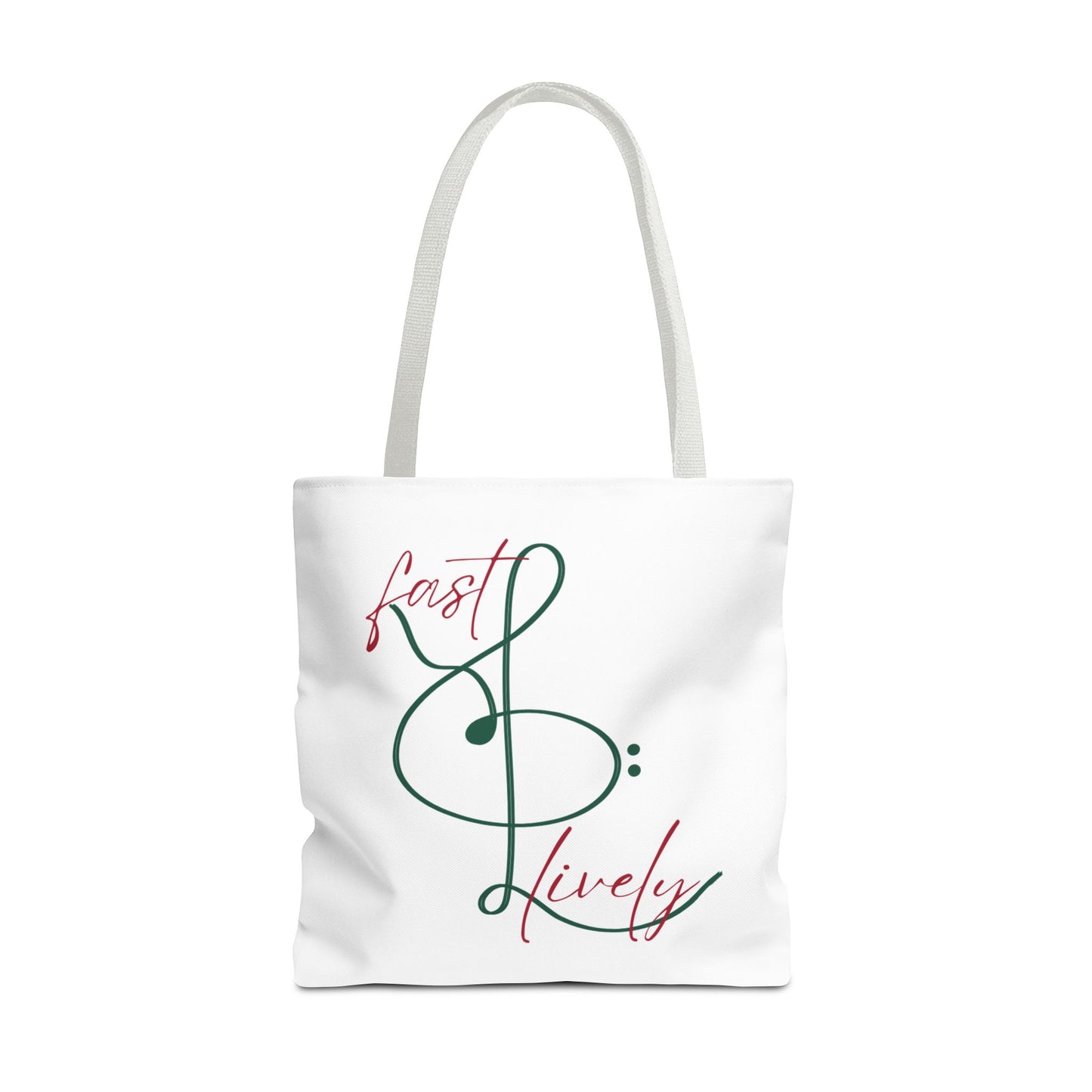 BEVIVACE Fast & Lively VIVACE Tote Bag, Eco-Friendly Carryall