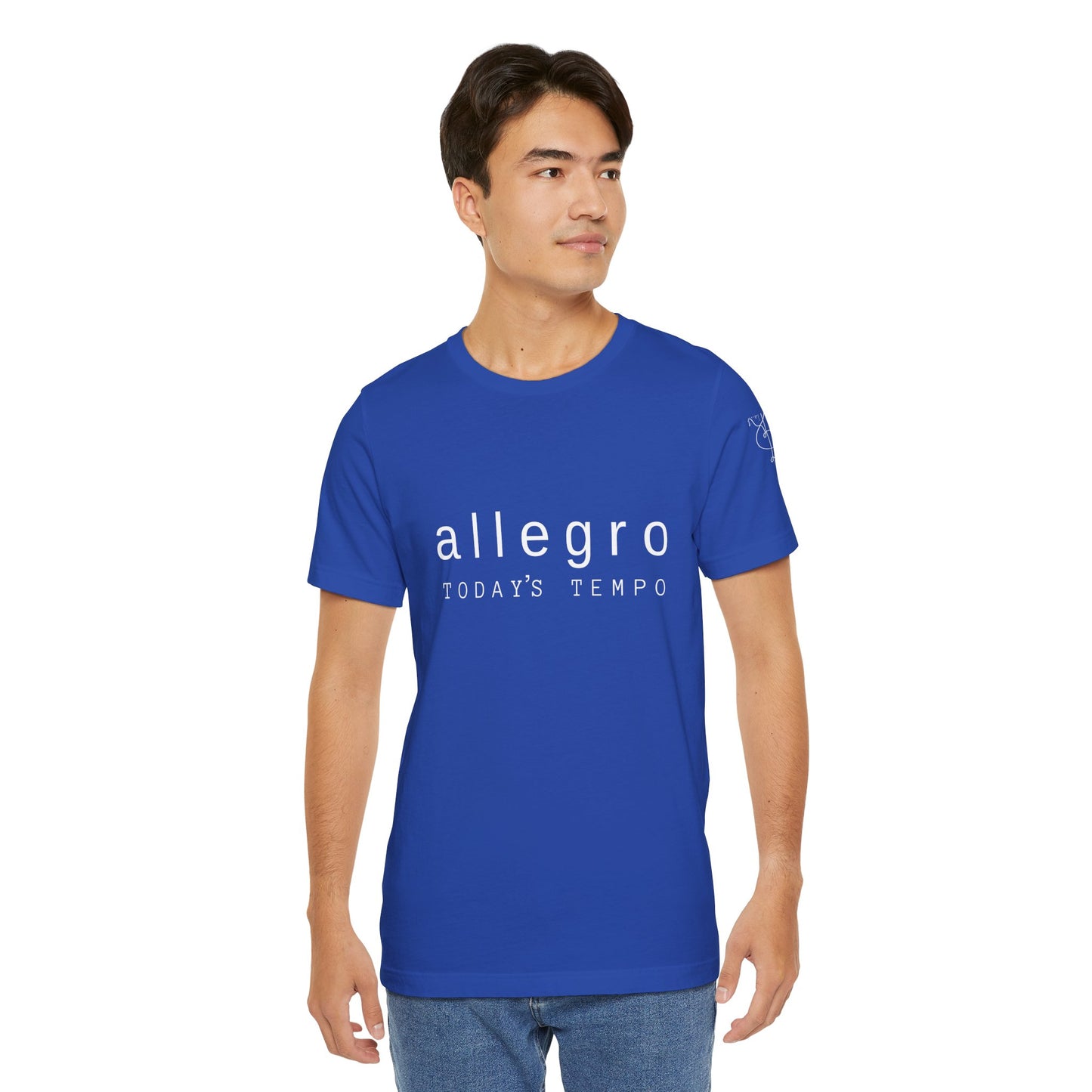 BEVIVACE Today’s Tempo T-Shirt, Allegro Music Graphic for Music Lovers