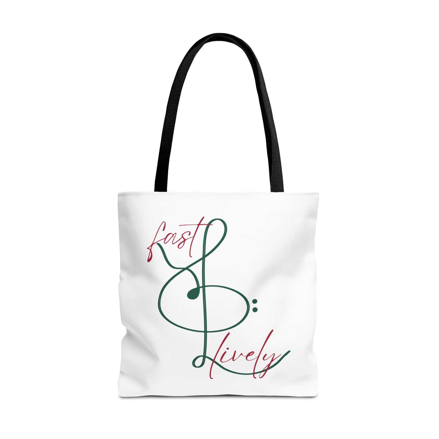 BEVIVACE Fast & Lively VIVACE Tote Bag, Eco-Friendly Carryall