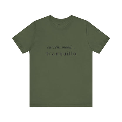 BEVIVACE Current Mood T-Shirt, Tranquillo Music Graphic for Music Lovers