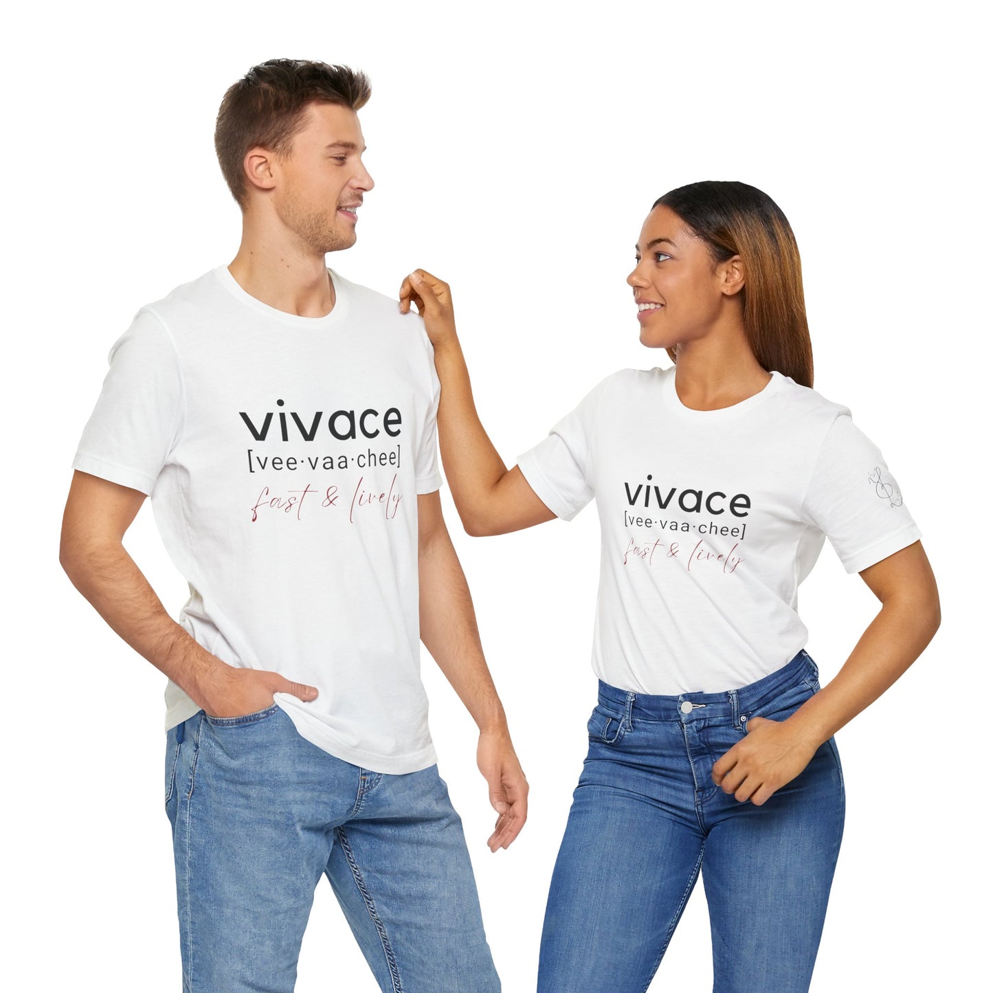 BEVIVACE Fast & Lively VIVACE T-Shirt, Music Graphic for Music Lovers