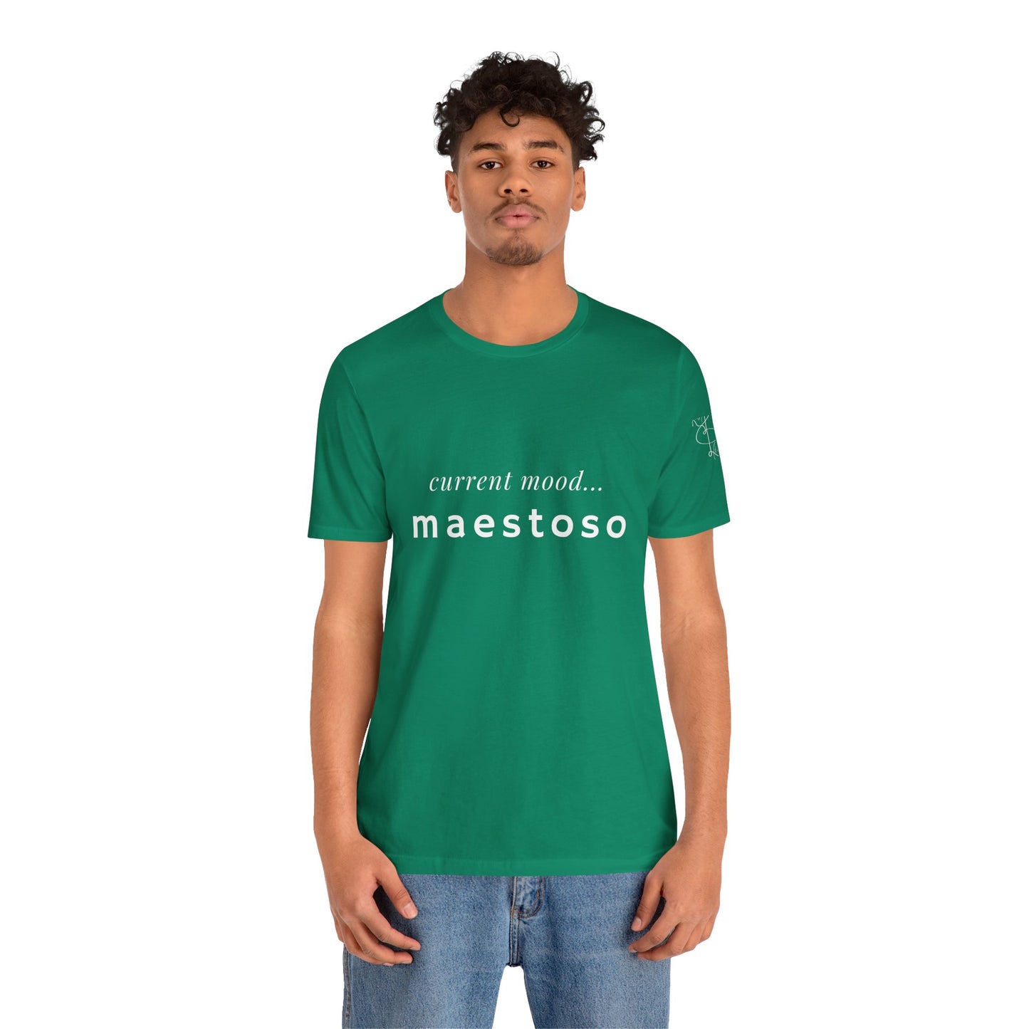 BEVIVACE Current Mood T-Shirt, Maestoso Music Graphic for Music Lovers