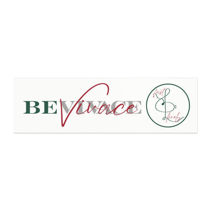 BEVIVACE Inspirational Car Magnet - "Fast and Lively"