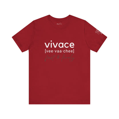 BEVIVACE Fast & Lively VIVACE T-Shirt, Music Graphic for Music Lovers