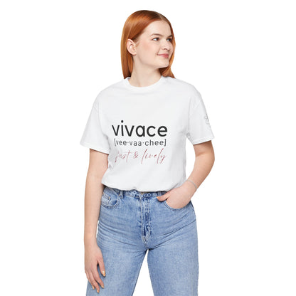 BEVIVACE Fast & Lively VIVACE T-Shirt, Music Graphic for Music Lovers