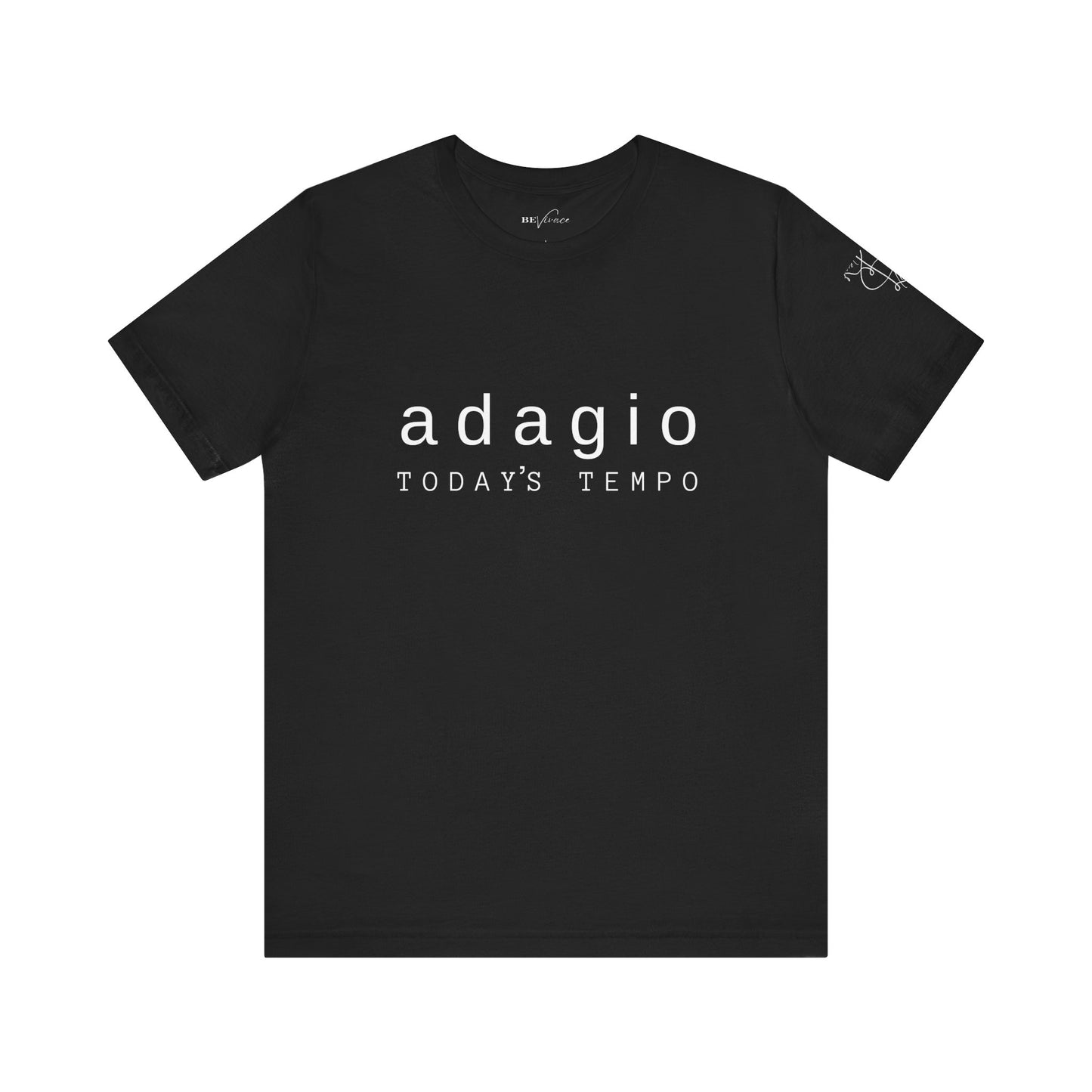 BEVIVACE Today’s Tempo T-Shirt, Adagio Music Graphic for Music Lovers